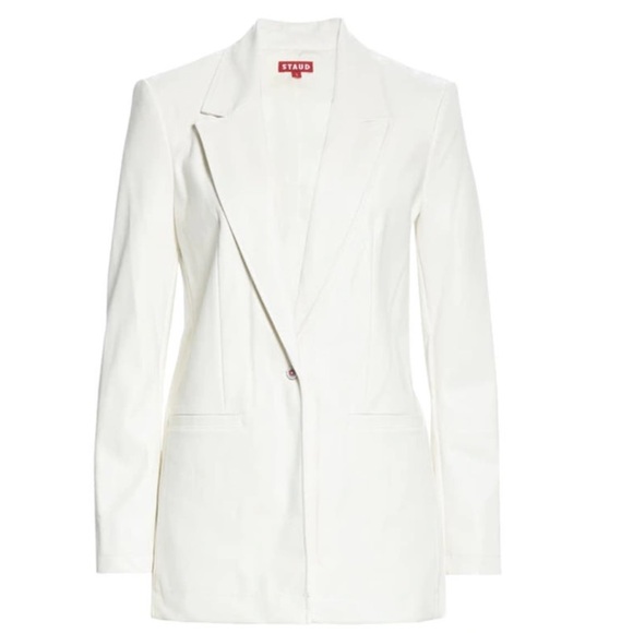 NWT MADDEN BLAZER | IVORY VEGAN LEATHER Size XL - Picture 5 of 5